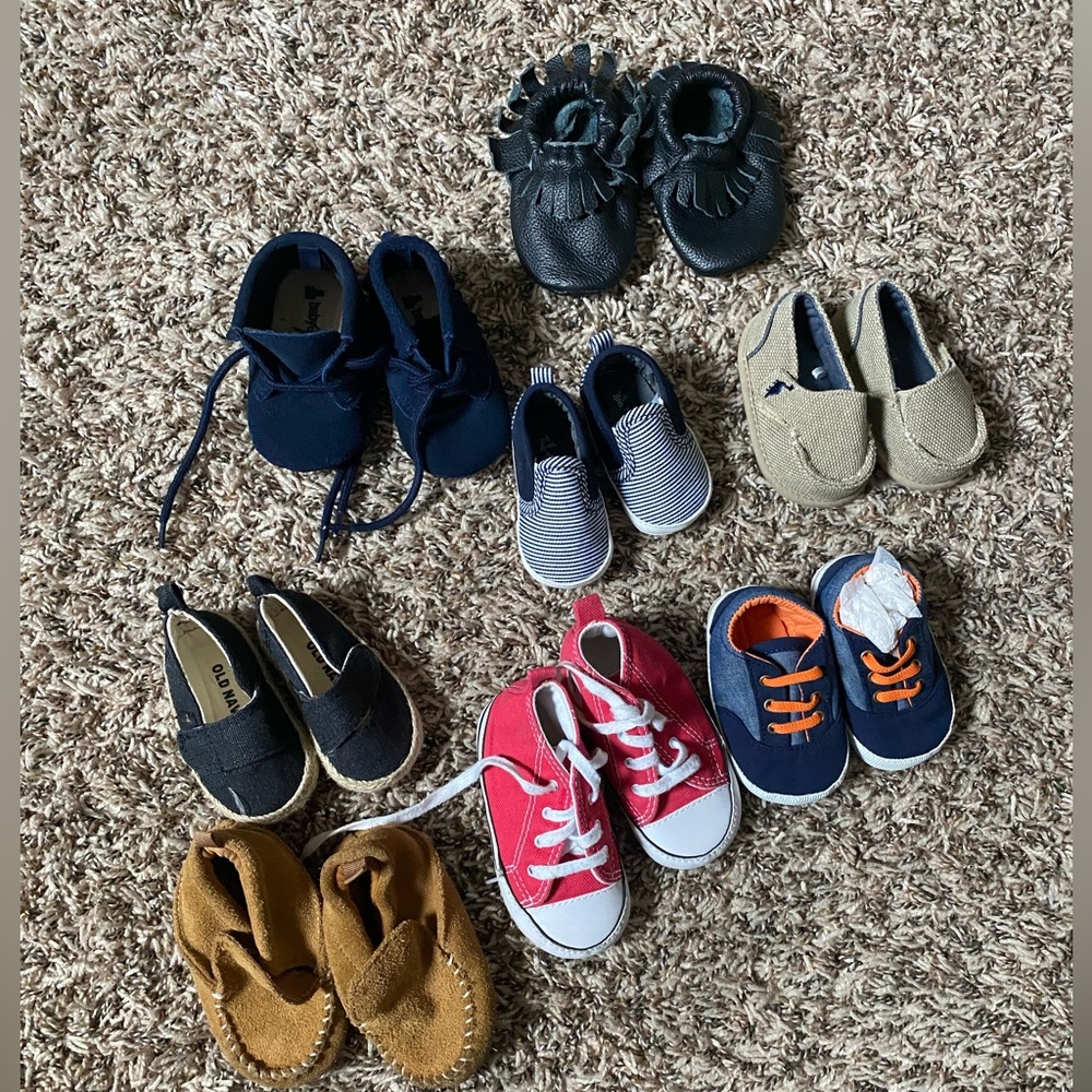 8 pack boys NB/Infant shoes